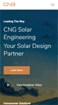 Mobile Screenshot of cngsolarengineering.com